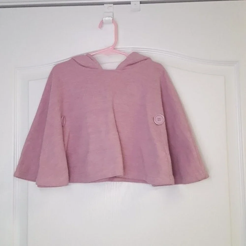 Old Navy Pink Cape with Hood